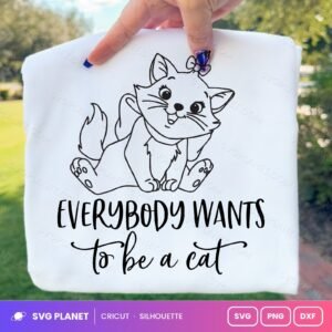 Aristocats Everybody Wants To Be A Cat Free SVG PNG DXF