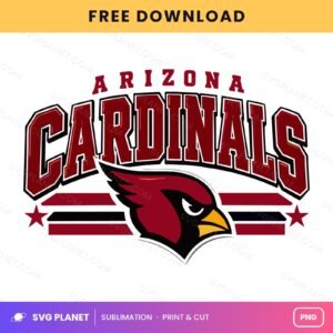 Arizona Cardinals Football Logo Sublimation Free PNG