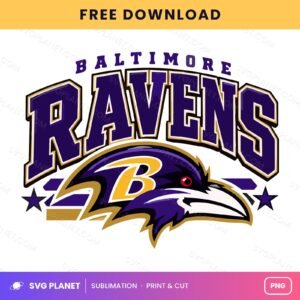 Baltimore Ravens Football Logo Sublimation Free PNG