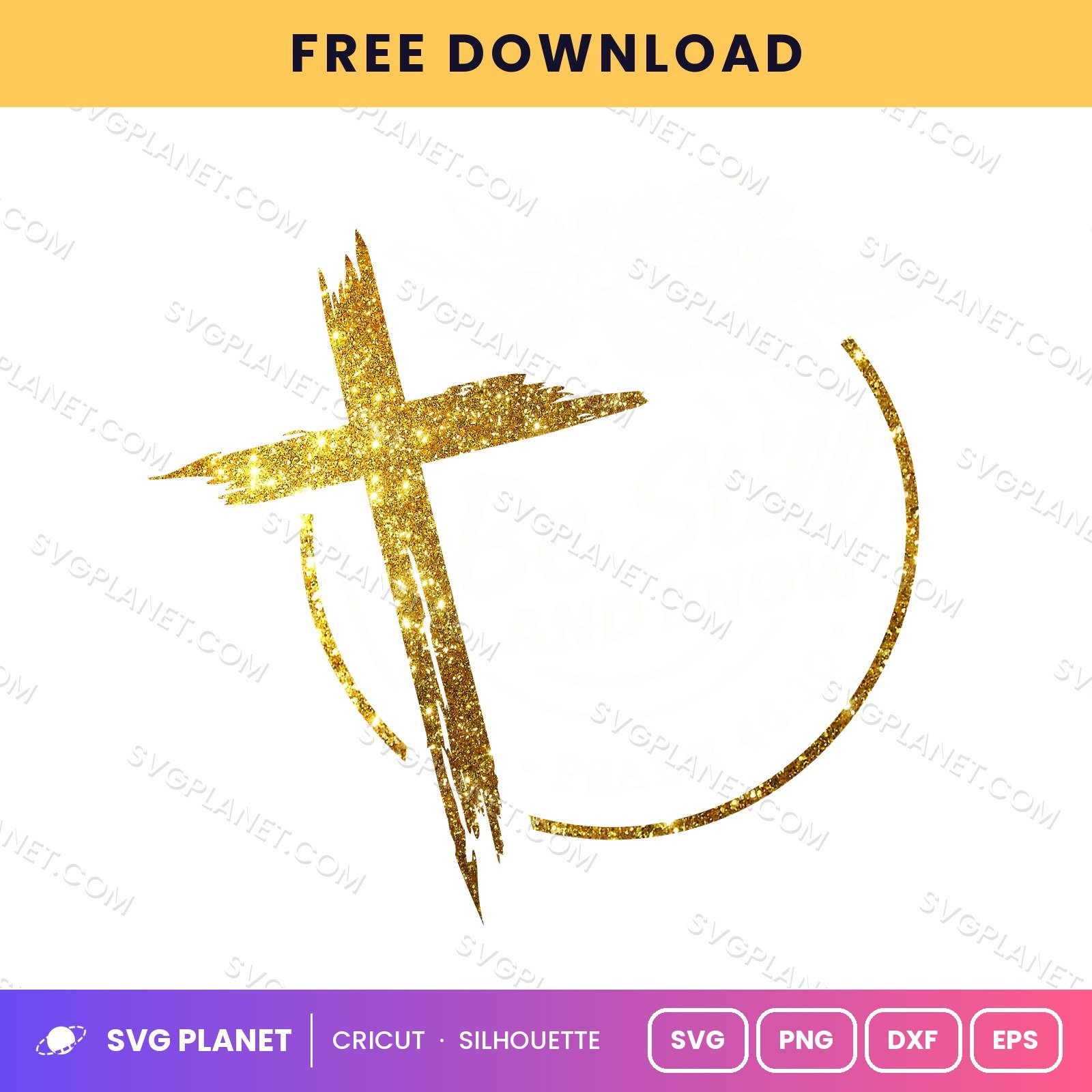 Be Still And Know Psalm 46 10 Gold 1 Free SVG PNG DXF