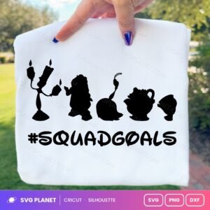 Beauty And The Beast Squad Goals Free SVG PNG DXF