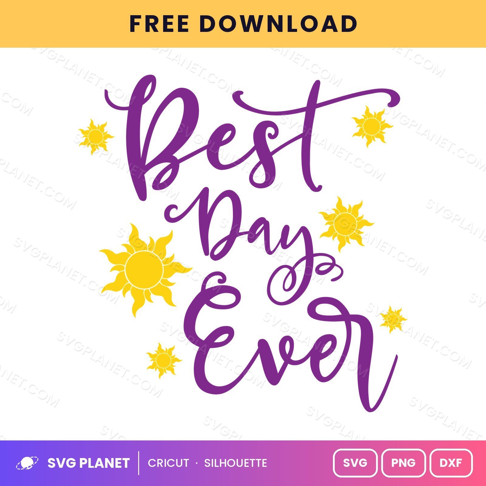 Best Day Ever 2 Free SVG PNG DXF - Image 2
