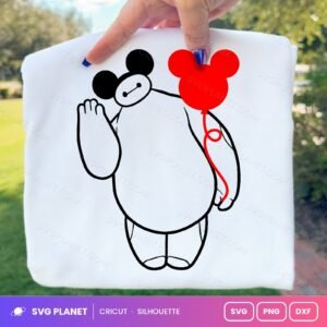 Big Hero Mickey Ears Free SVG PNG DXF