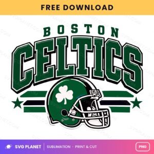Boston Celtics Football Logo Sublimation Free PNG