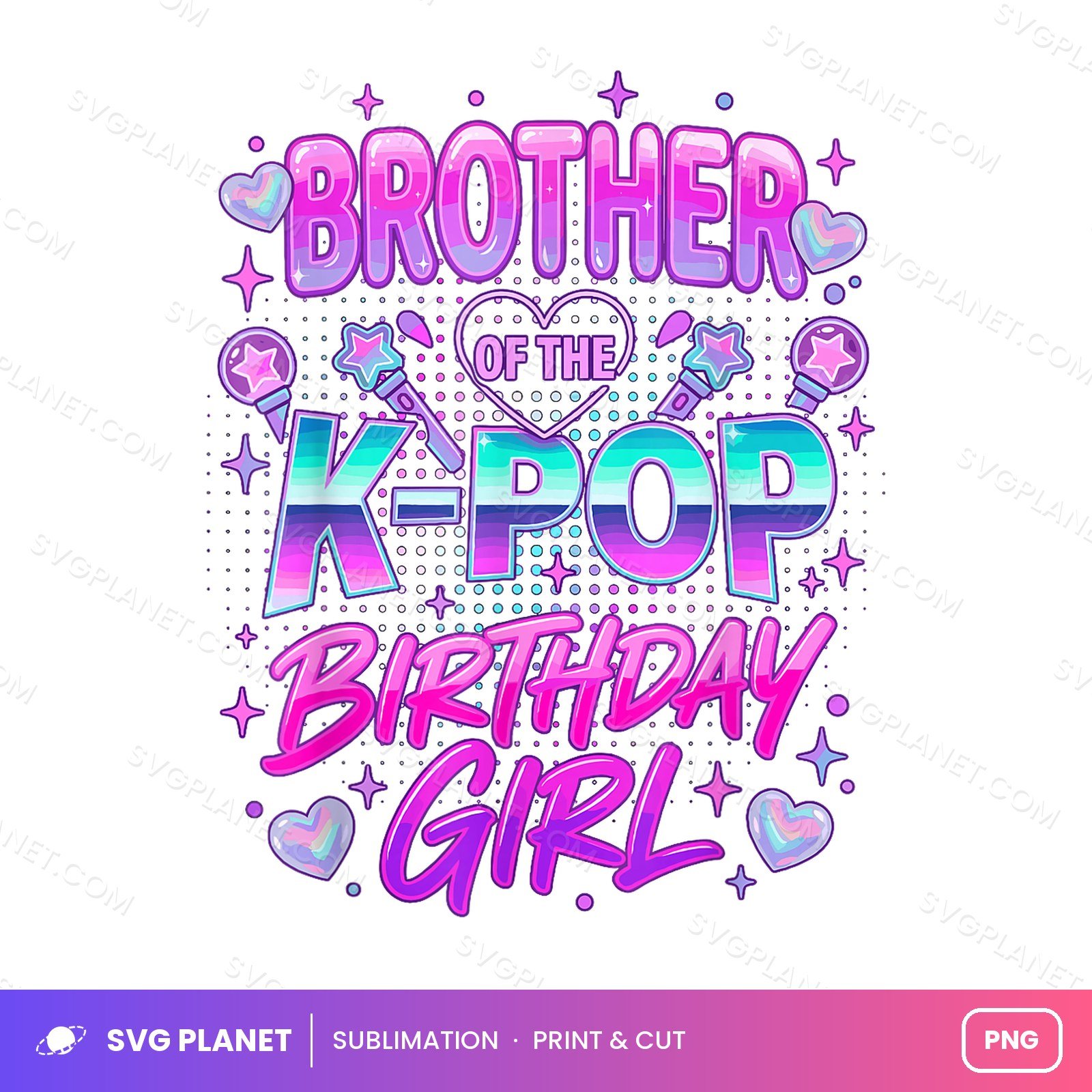 Brother Of The K Pop Birthday Girl PNG