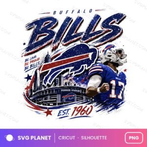 Buffalo Bills, Football Fan Graphic, Buffalo Nfl Inspired Design