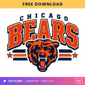 Chicago Bears Logo Sublimation Free PNG