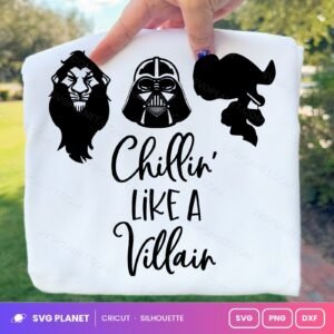 Chillin Like A Villain 3 Free SVG PNG DXF