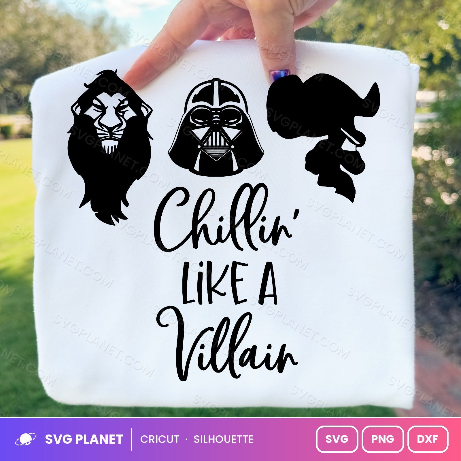 Chillin Like A Villain 3 Free SVG PNG DXF