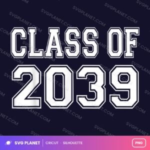 Class Of 2039, Kindergarten Graduation Varsity School PNG