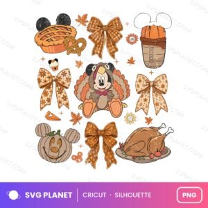 Coquette Disney Mickey Turkey Thanksgiving, Disney Fall Thanksgiving, Mickey Thanksgiving Pumpkin