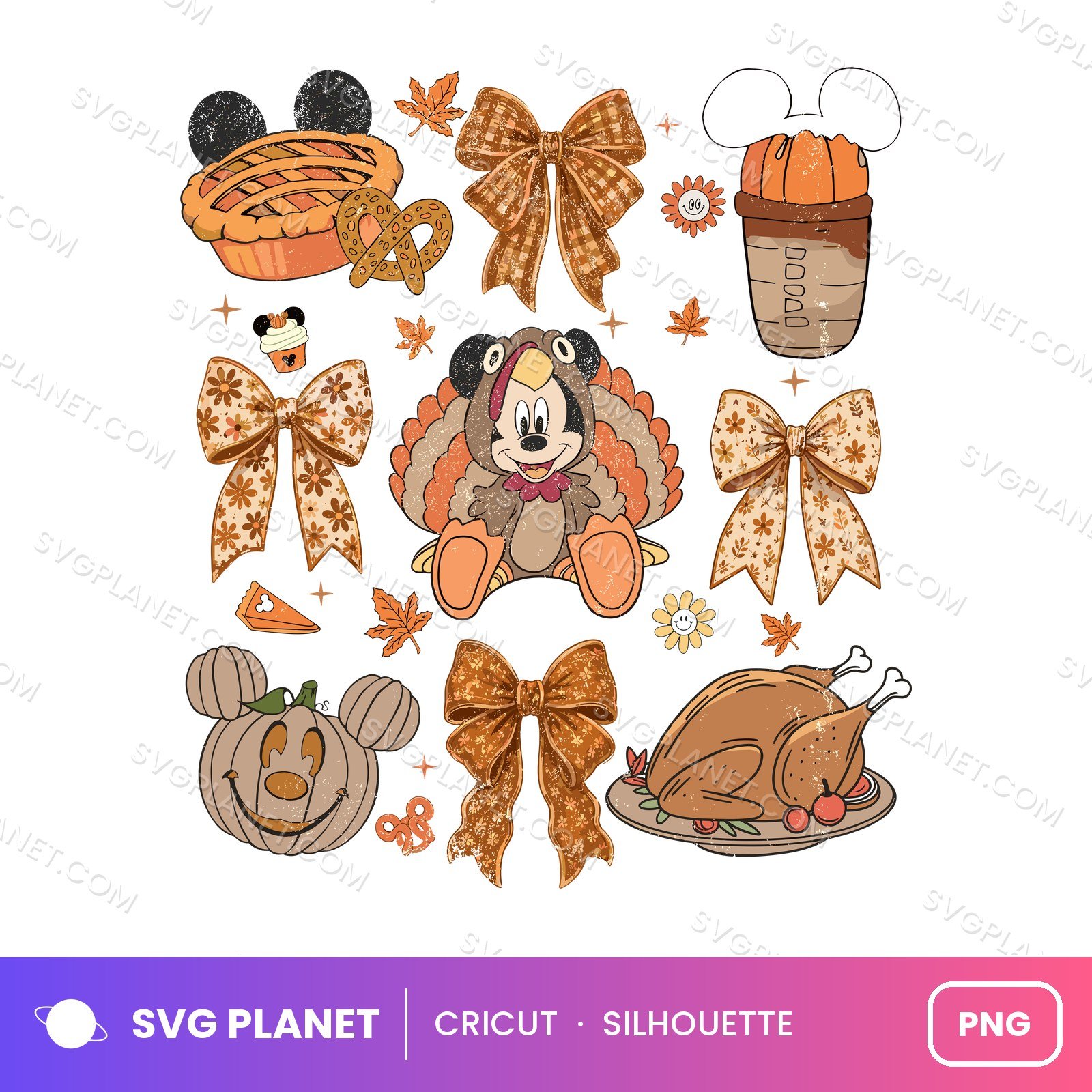 Coquette Disney Mickey Turkey Thanksgiving, Disney Fall Thanksgiving, Mickey Thanksgiving Pumpkin