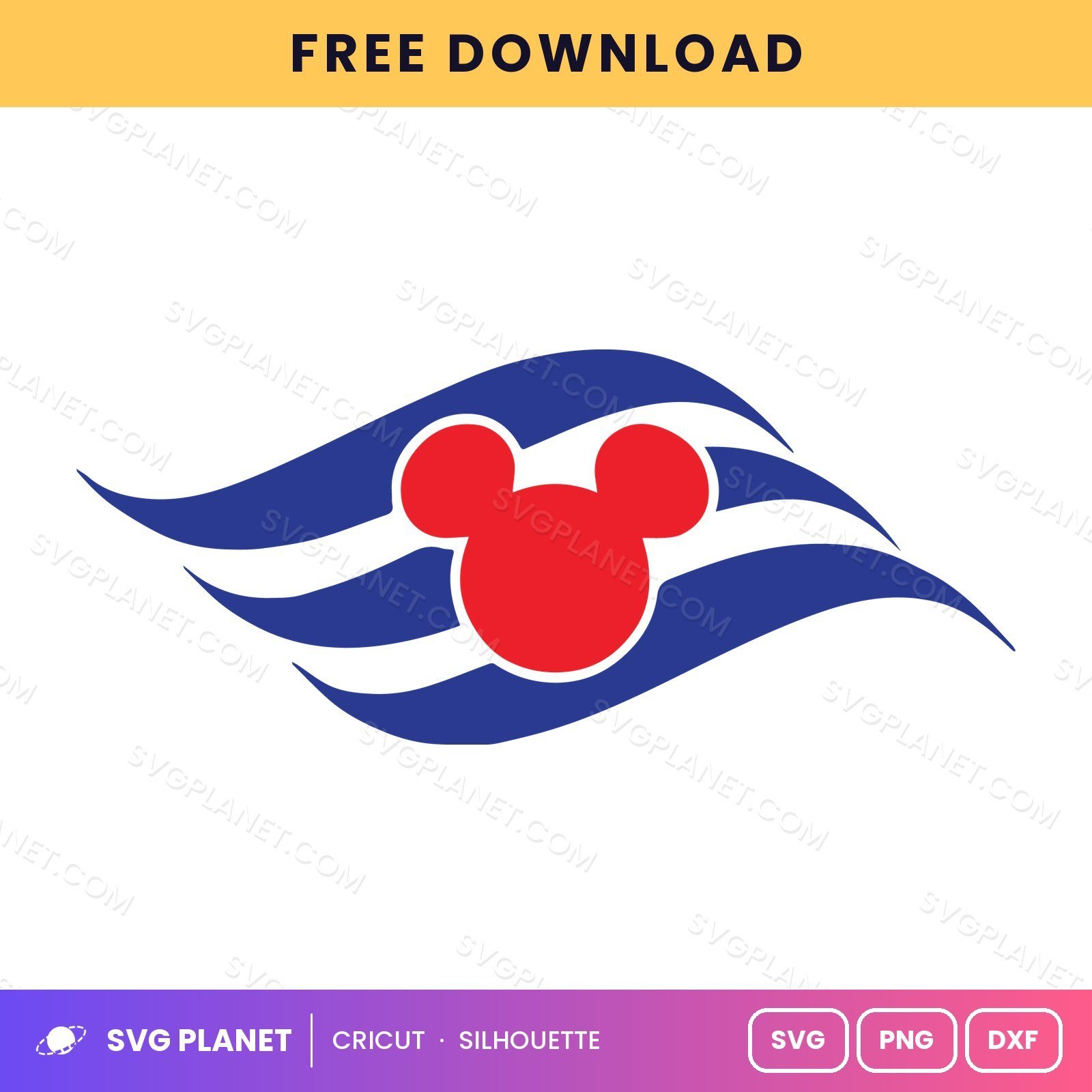 Disney Cruise Logo Free SVG PNG DXF - Image 2