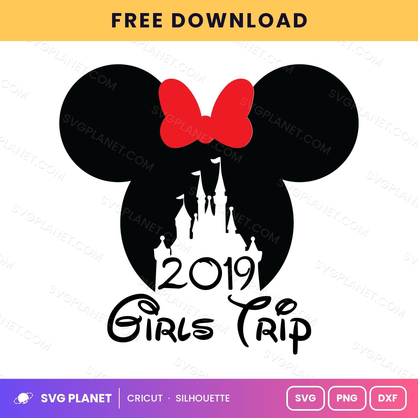 Disney Girls Trip 2019 Free SVG PNG DXF - Image 2
