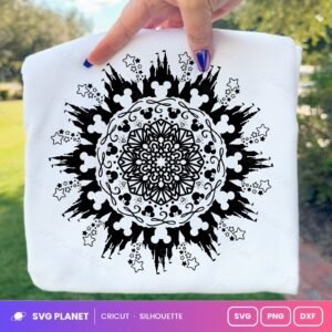Disney Mickey Mandala Free SVG PNG DXF