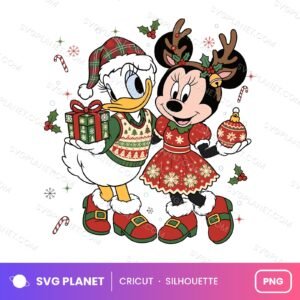 Disney Minnie Daisy Christmas, Minnie And Daisy Besties Holiday, Best Friends Christmas