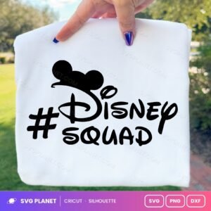 Disney Squad Mickey Ears Free SVG PNG DXF