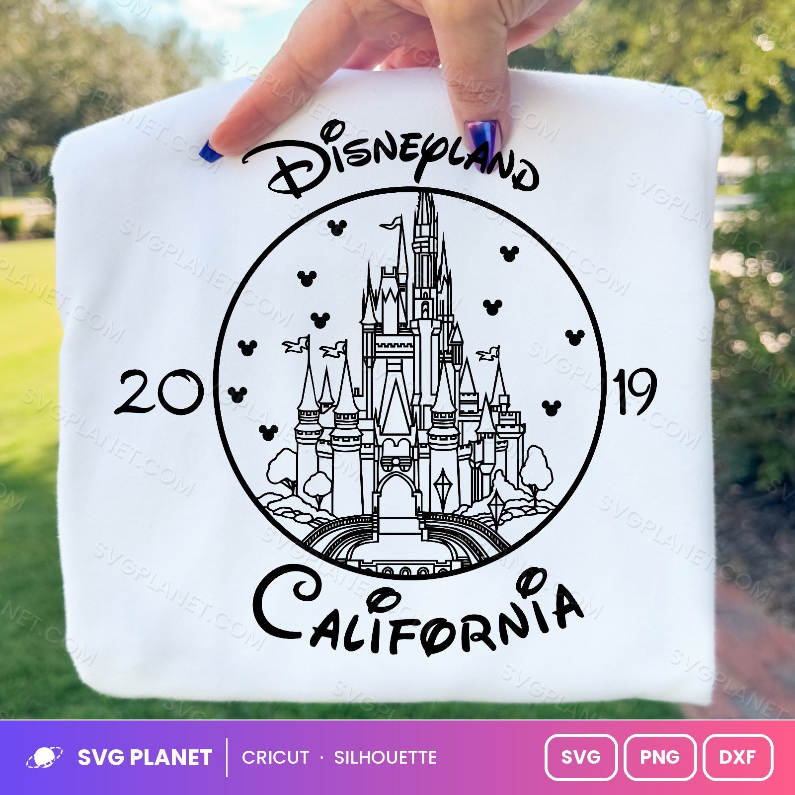 Disneyland California Free SVG PNG DXF