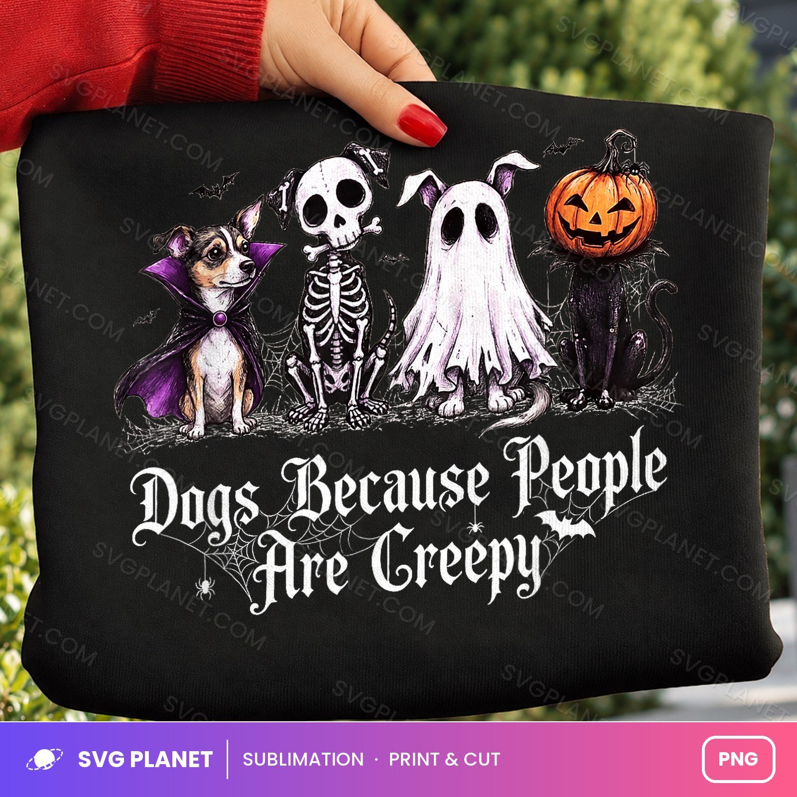 Dogs Because People Are Creepy Costume Lineup PNG