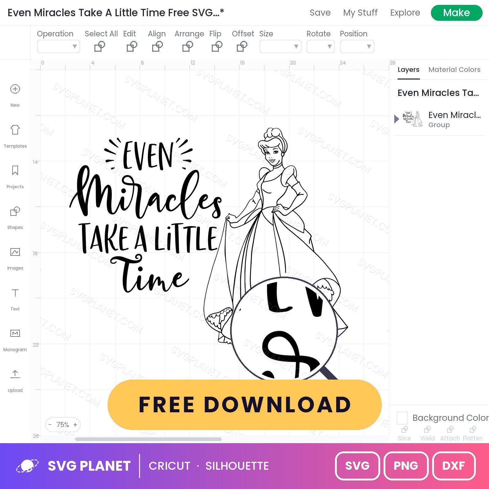 Even Miracles Take A Little Time Free SVG PNG DXF - Image 3