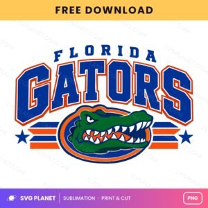 Florida Gators Football Logo Sublimation Free PNG