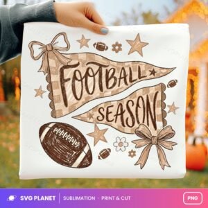 Football Season, Pennant Flag Touchdown Football, Fall Sports Design, Game Day Football NFL PNG