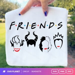 Friends Villain Free SVG PNG DXF
