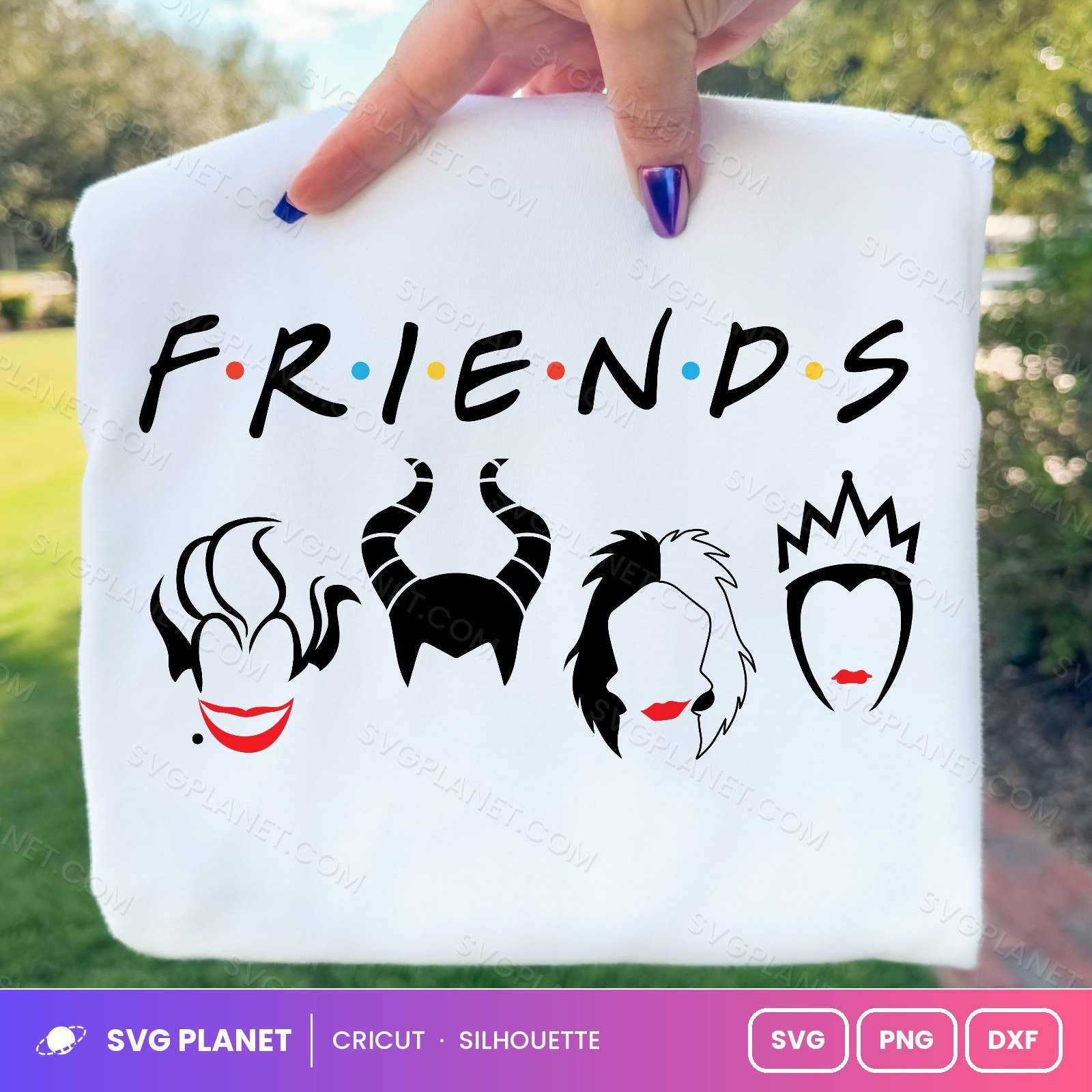 Friends Villain Free SVG PNG DXF