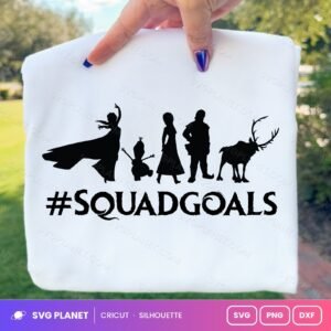 Frozen Squadgoals Free SVG PNG DXF