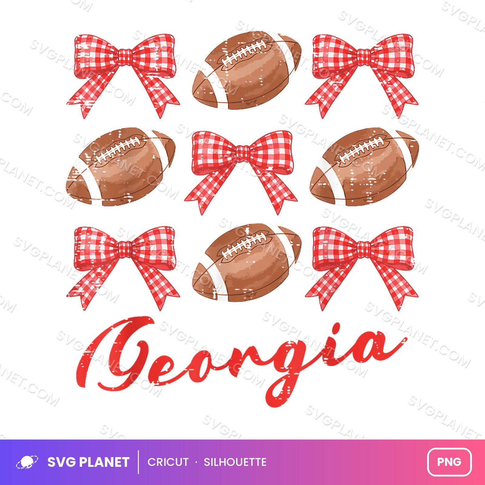 Georgia Football Coquette Bows, Georgia Game Day Artwork, Football Sublimation Coquette PNG
