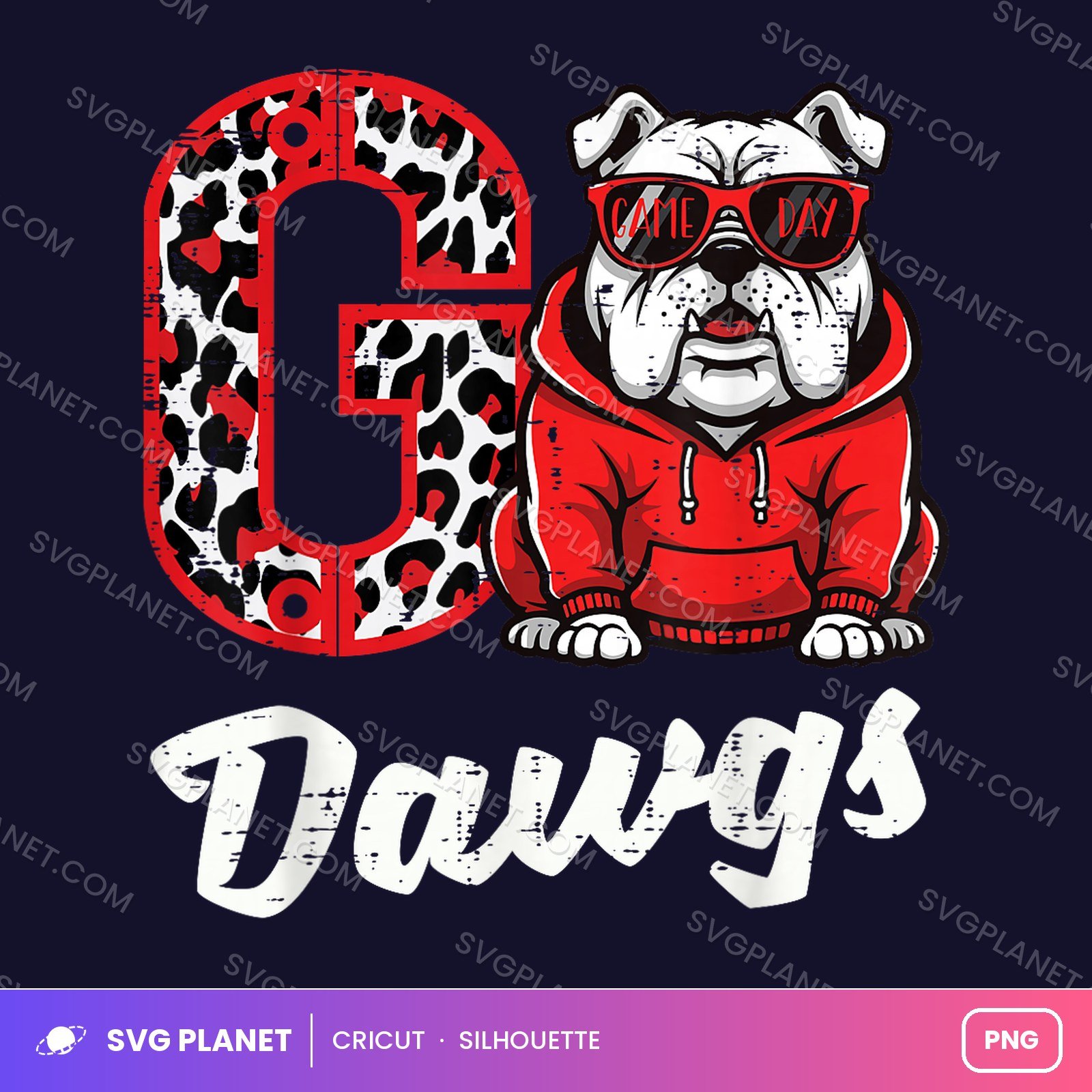 Go Dawgs, Georgia Bulldogs Football Artowrk, Football Sublimation NFL PNG
