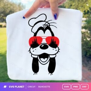 Goofy With Sunglasses Free SVG PNG DXF