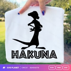 Hakuna Free SVG PNG DXF