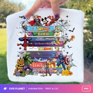 Halloween Vhs Tape Stack Disney And Superheroes PNG