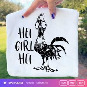 Hei Girl Hei Free SVG PNG DXF