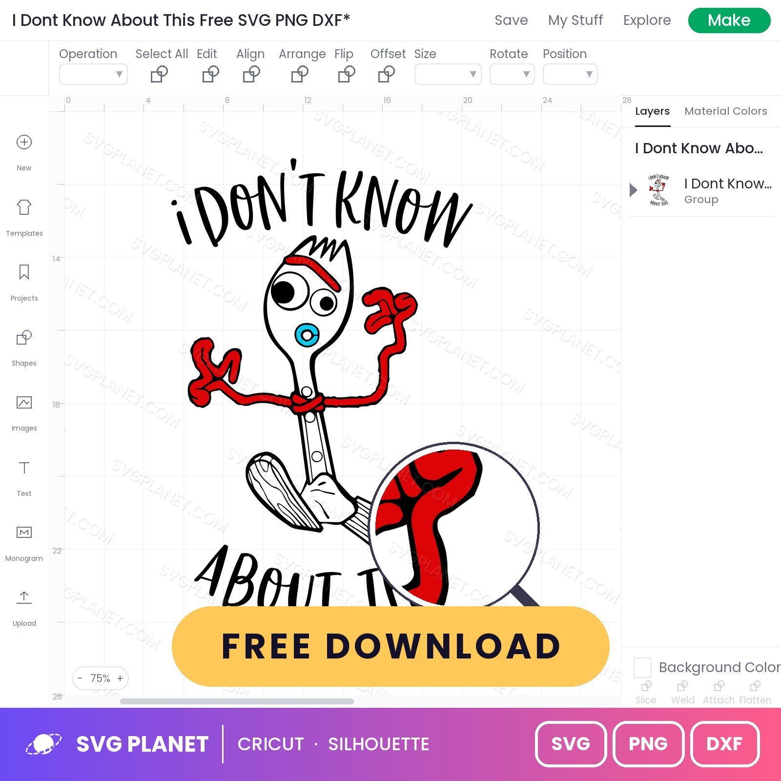 I Dont Know About This Free SVG PNG DXF - Image 3