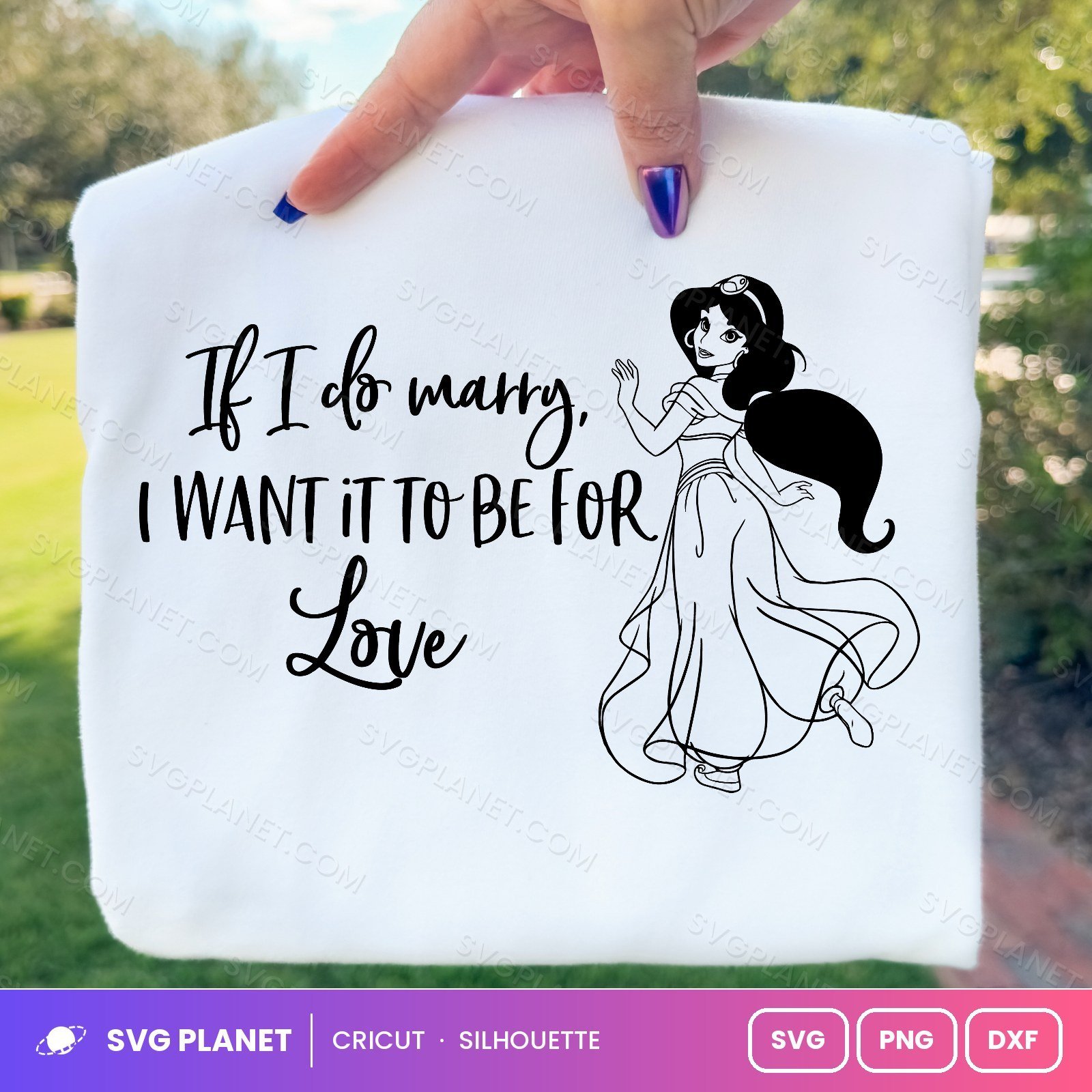 Jasmine If I Do Marry Free SVG PNG DXF