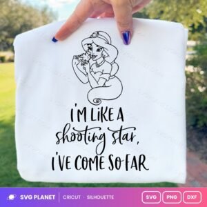 Jasmine Im Like A Shooting Star Free SVG PNG DXF