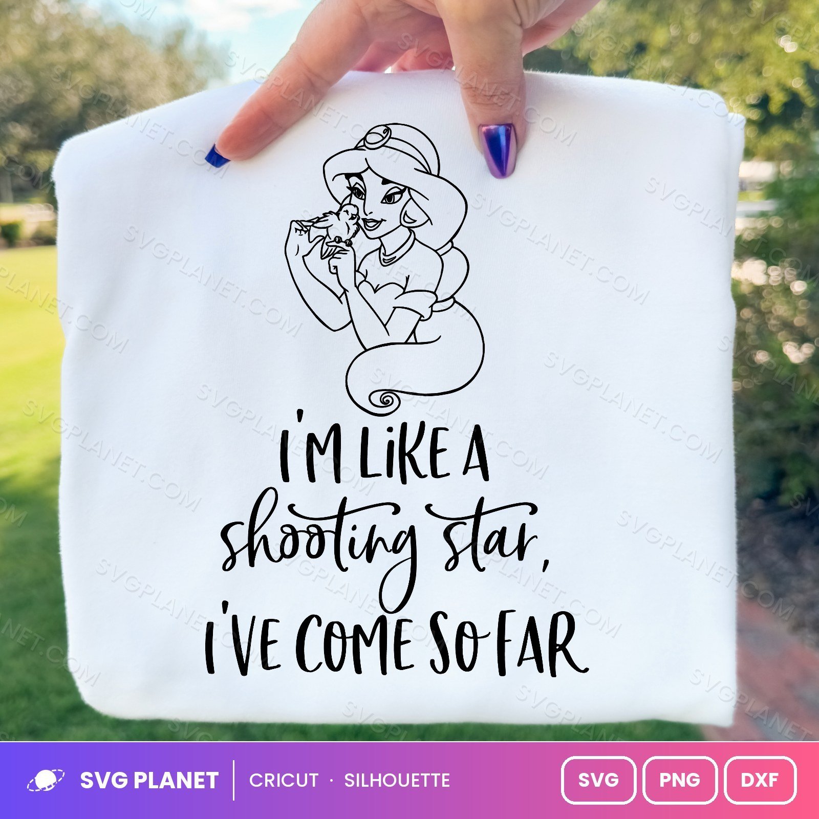 Jasmine Im Like A Shooting Star Free SVG PNG DXF