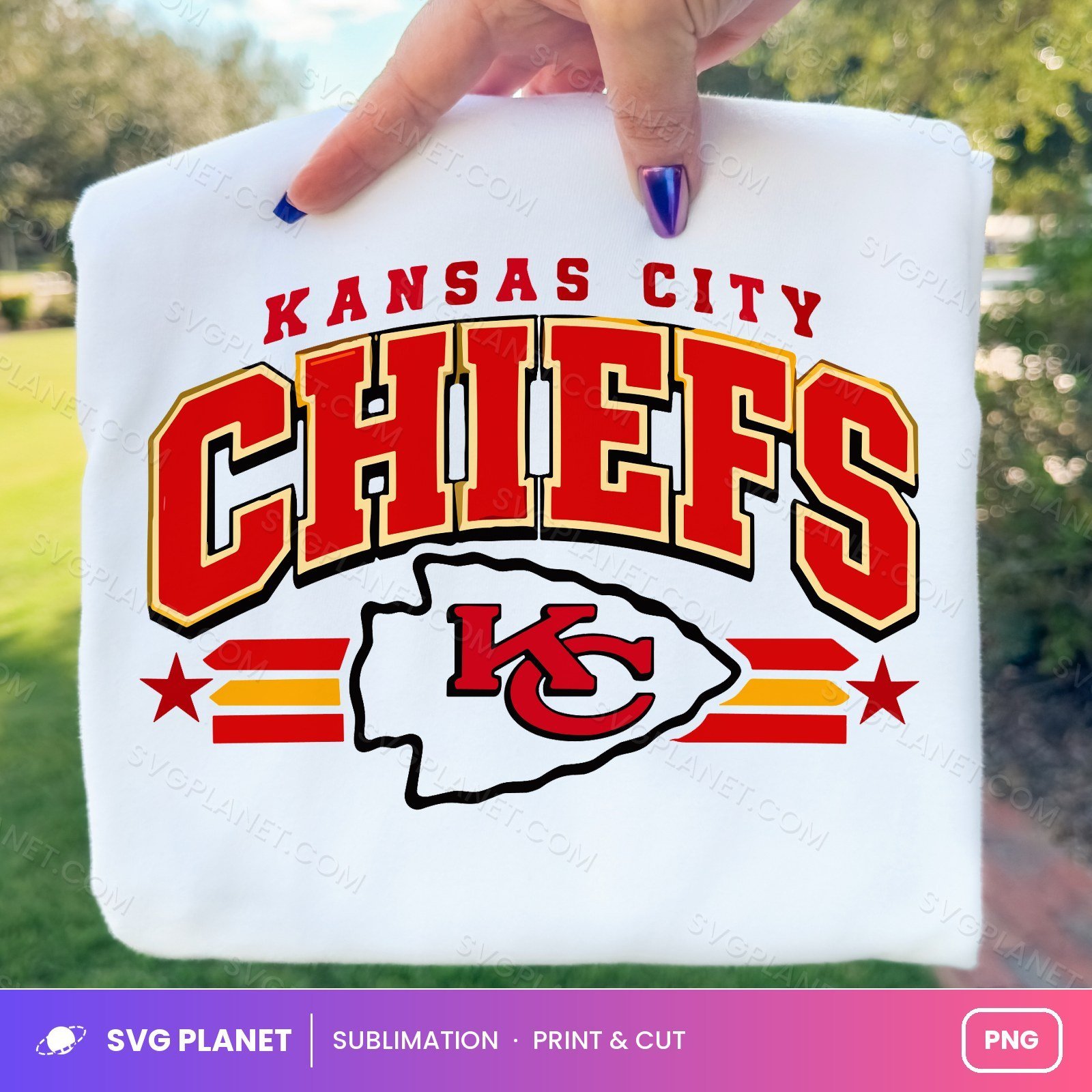 Kansas City Chiefs Football Logo Sublimation Free PNG - Image 2