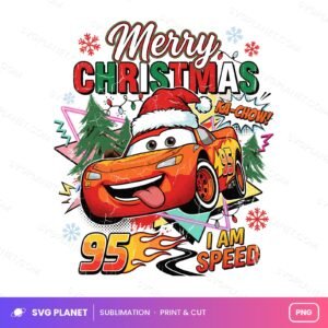 Lightning Mc Queen Christmas, Cars 95 Ka Chow Holiday Clipart PNG