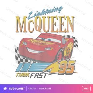 Lightning Mcqueen Think Fast Artwork Other PNG