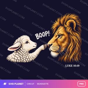 Lion And Lamb Boop, Luke 10 19 Christian Bible Verse Other PNG
