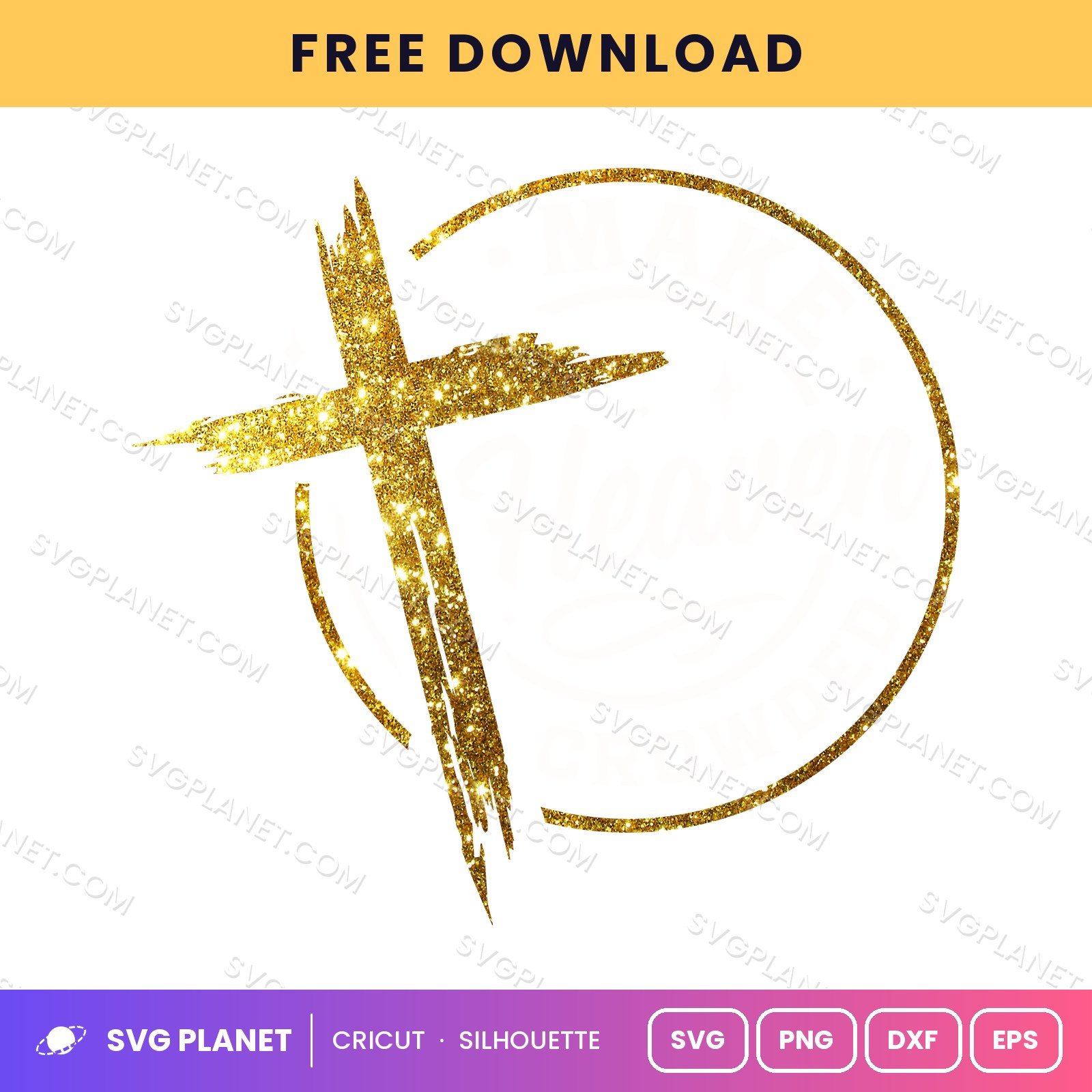 Make Heaven Crowded Gold 1 Free SVG PNG DXF