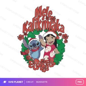 Mele Kalikimaka Lilo And Stitch, Stitch Christmas Artwork, Stitch Sublimation Christmas PNG