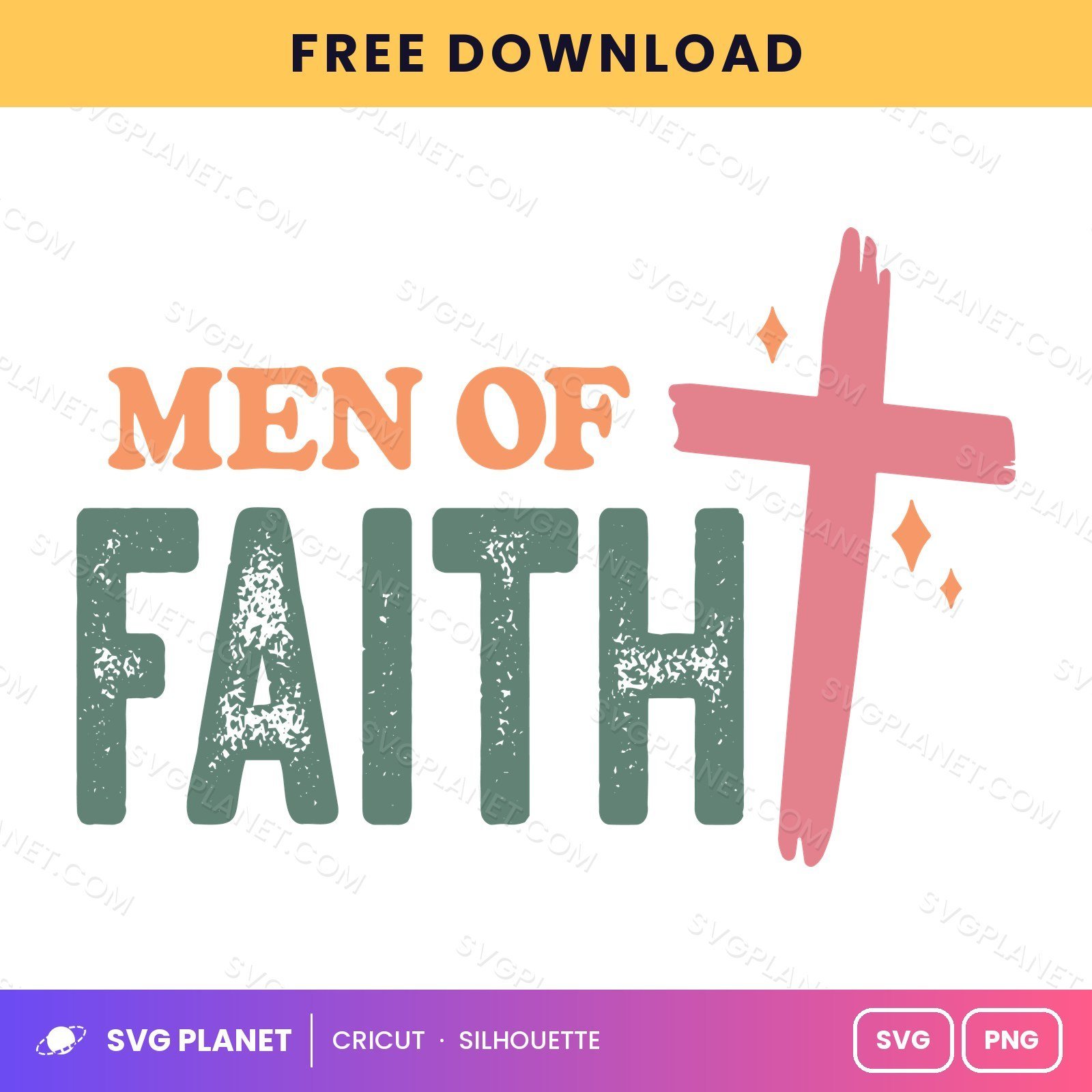 Men Of Faith SVG