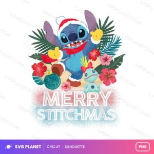 Merry Stitchmas Stitch And Scrump, Stitch Christmas Artwork, Stitch Sublimation Christmas PNG