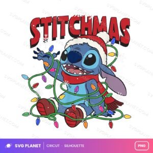 Merry Stitchmas, Stitch Christmas Artwork, Stitch Sublimation Christmas PNG