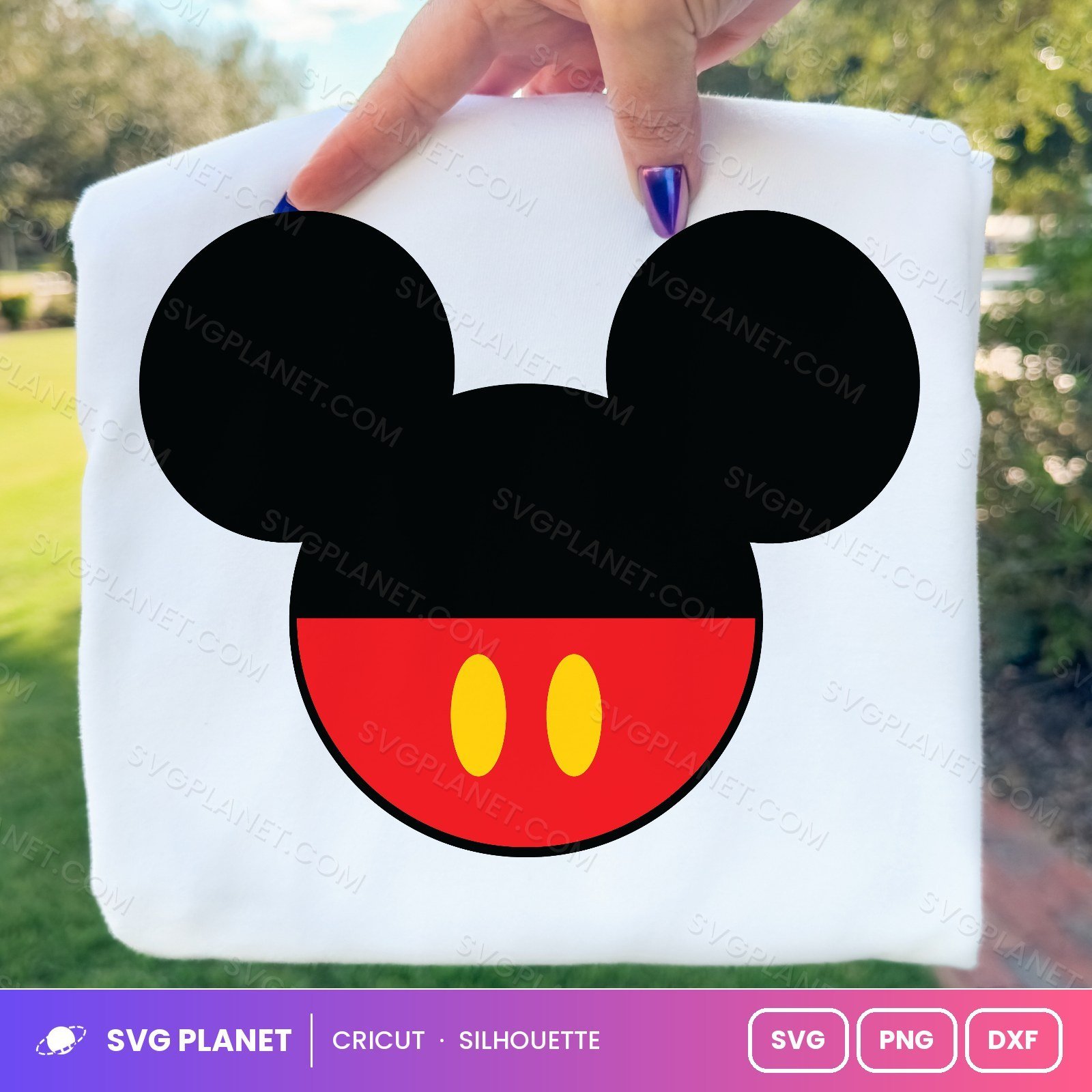 Mickey 4 Free SVG PNG DXF