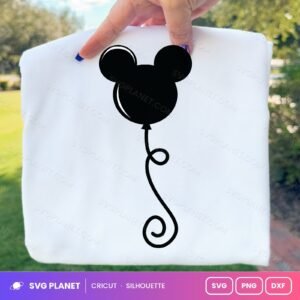 Mickey Balloon Free SVG PNG DXF